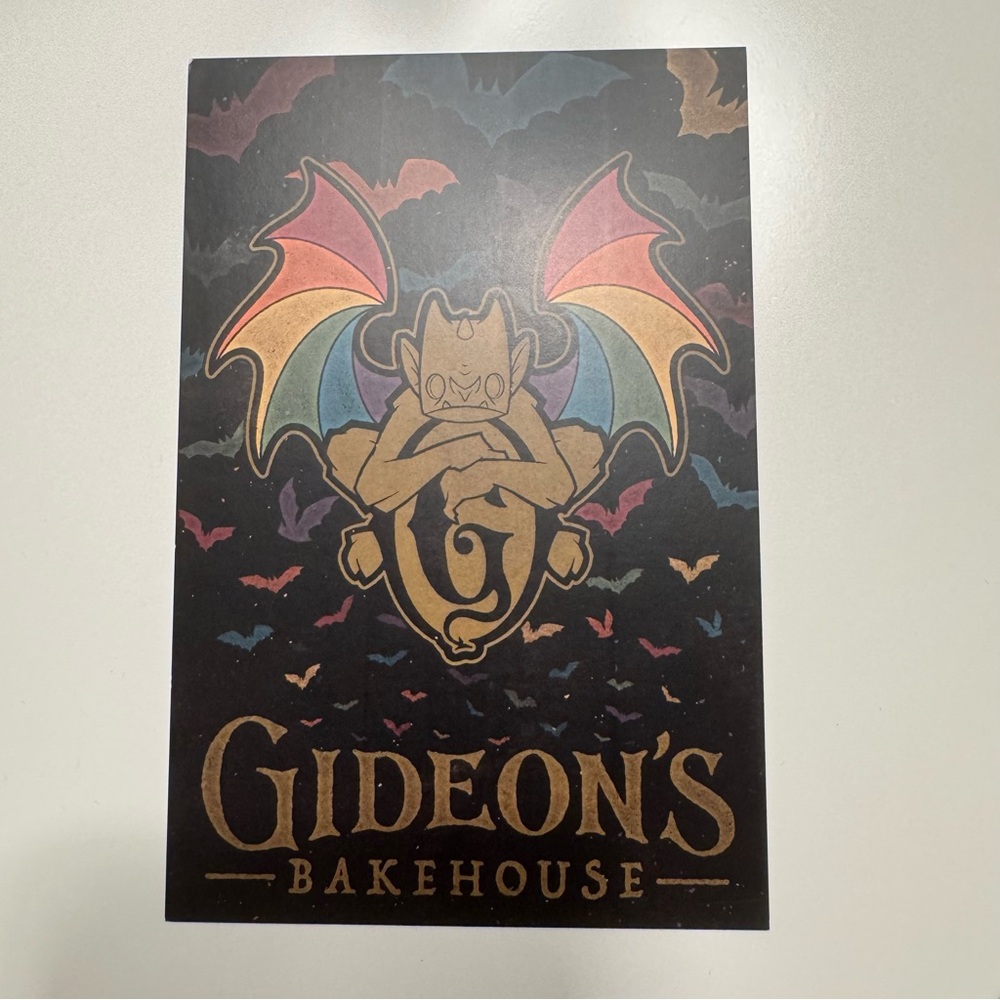 Gideon's Bakehouse June 2022 Misprinted As 2021 Pride Menu Card Disney Springs